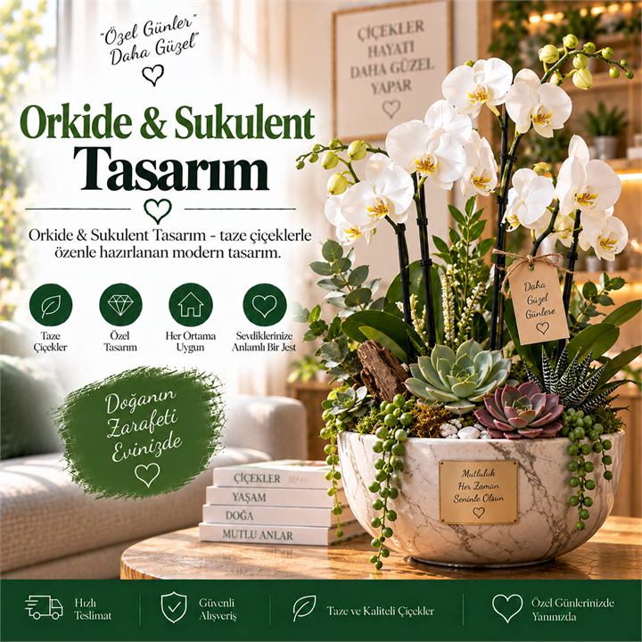 Orkide & Sukulent Tasarım