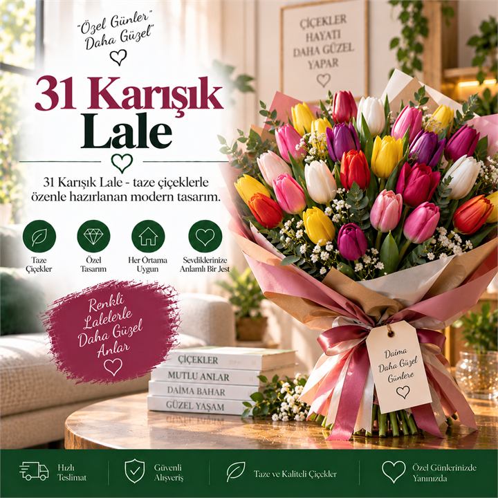 31 Karışık Lale